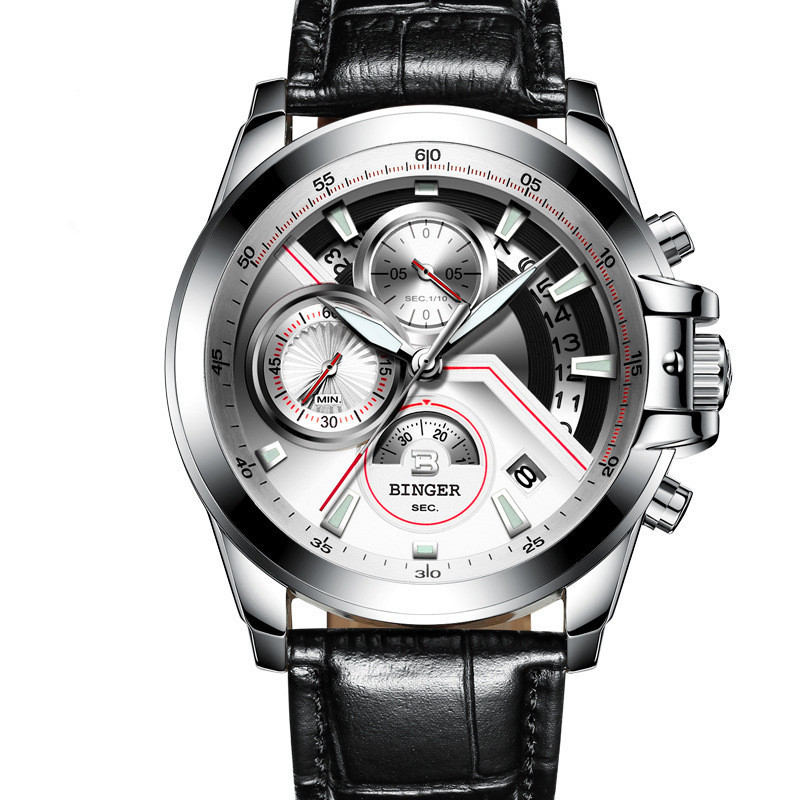 Binger Men's Quartz Watch Foreign Trade Wholesale