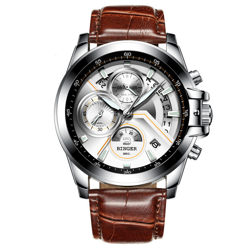 Binger Men's Quartz Watch Foreign Trade Wholesale