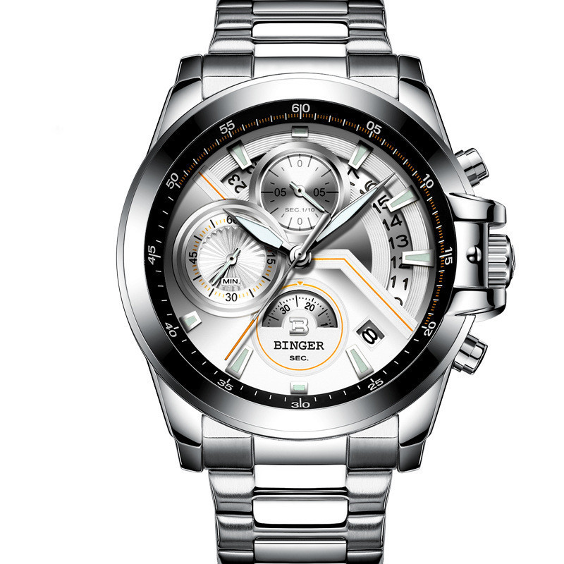 Binger Men's Quartz Watch Foreign Trade Wholesale