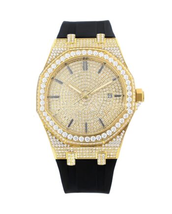 Moissanite Men's Watch Automatic European And American Mechanical Steel Belt