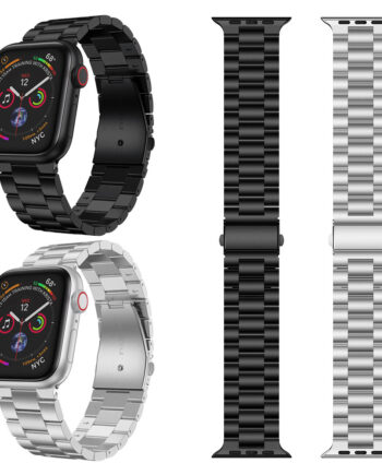 Stainless Steel Metal One-piece Three-bead Strap