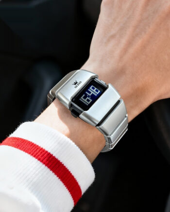 Fashionable Digital Display High-end Square-shaped Student Electronic Watch